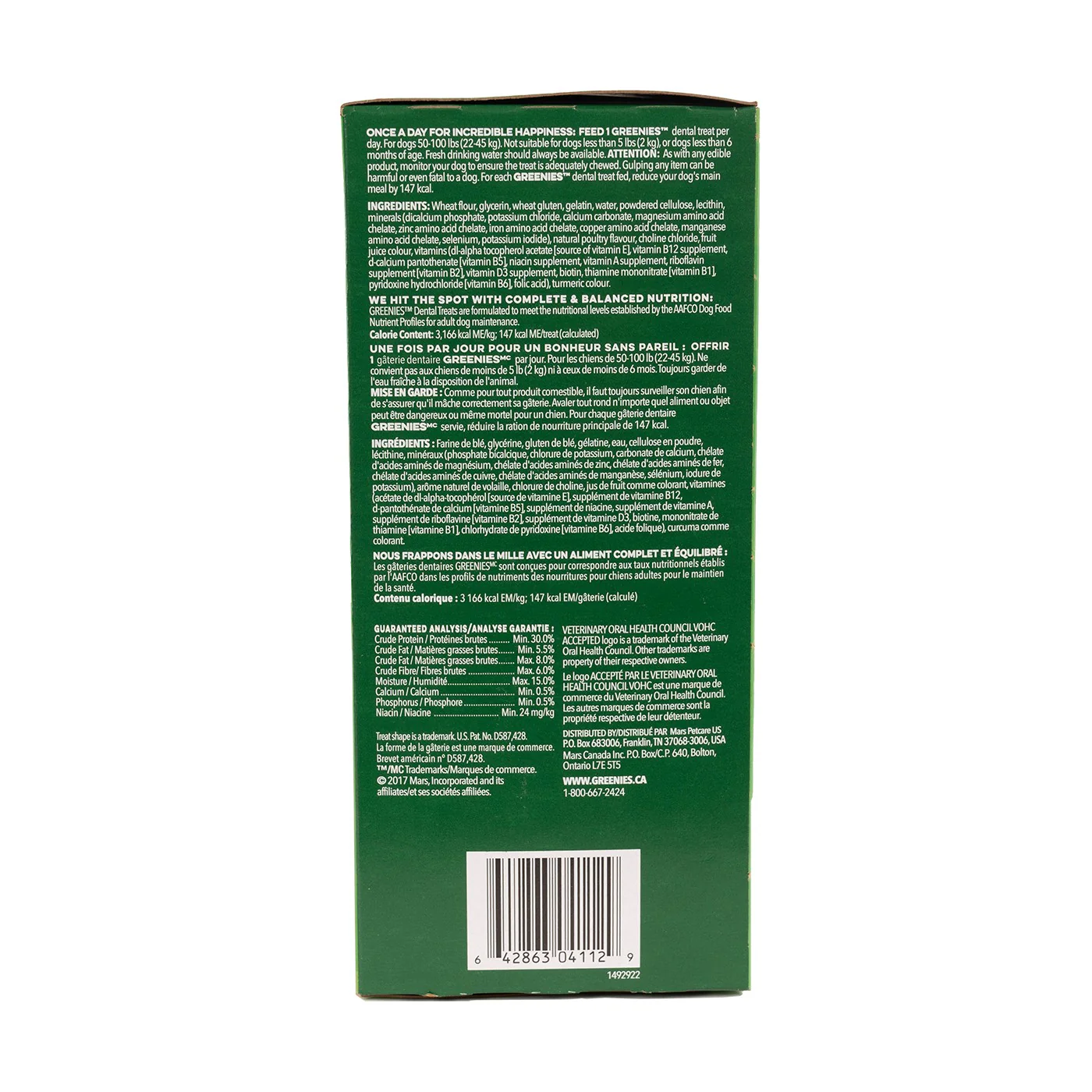 Greenies Treat Tub Pak Large Dog Treats 765 g - Image 2