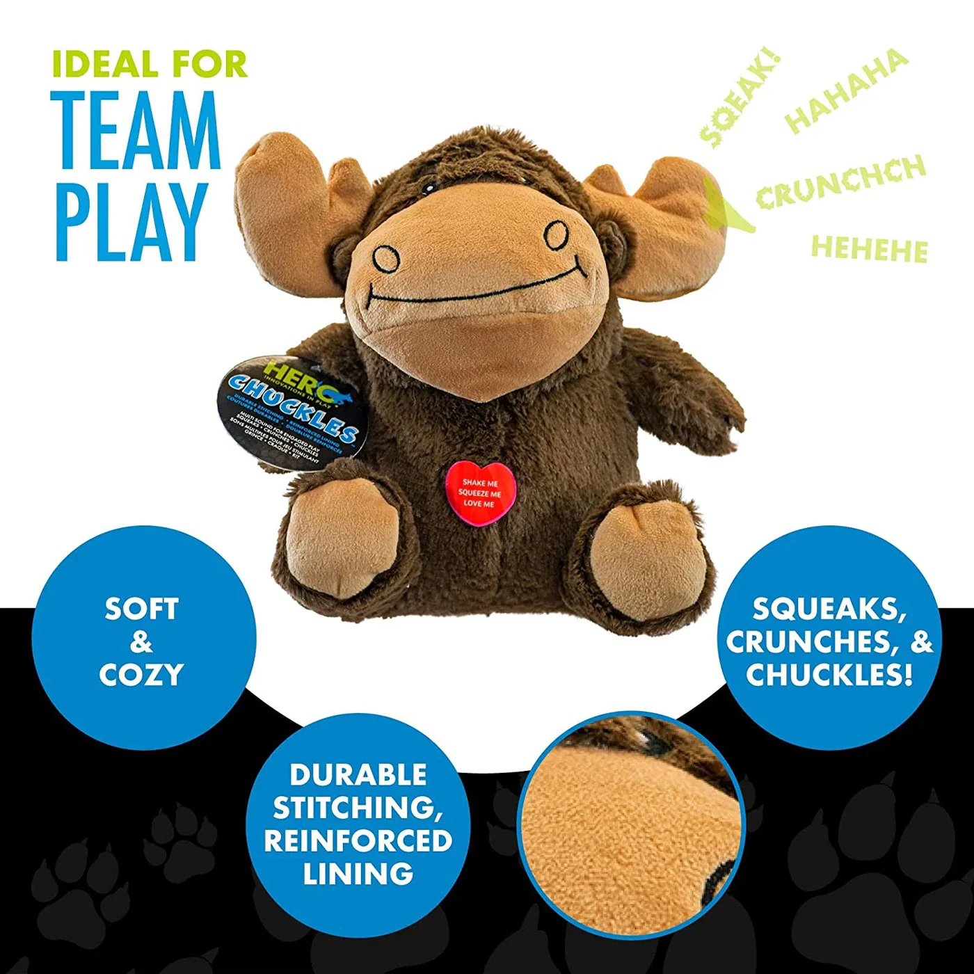 Hero Dog Toy Chuckles Moose 2.0 - Image 2