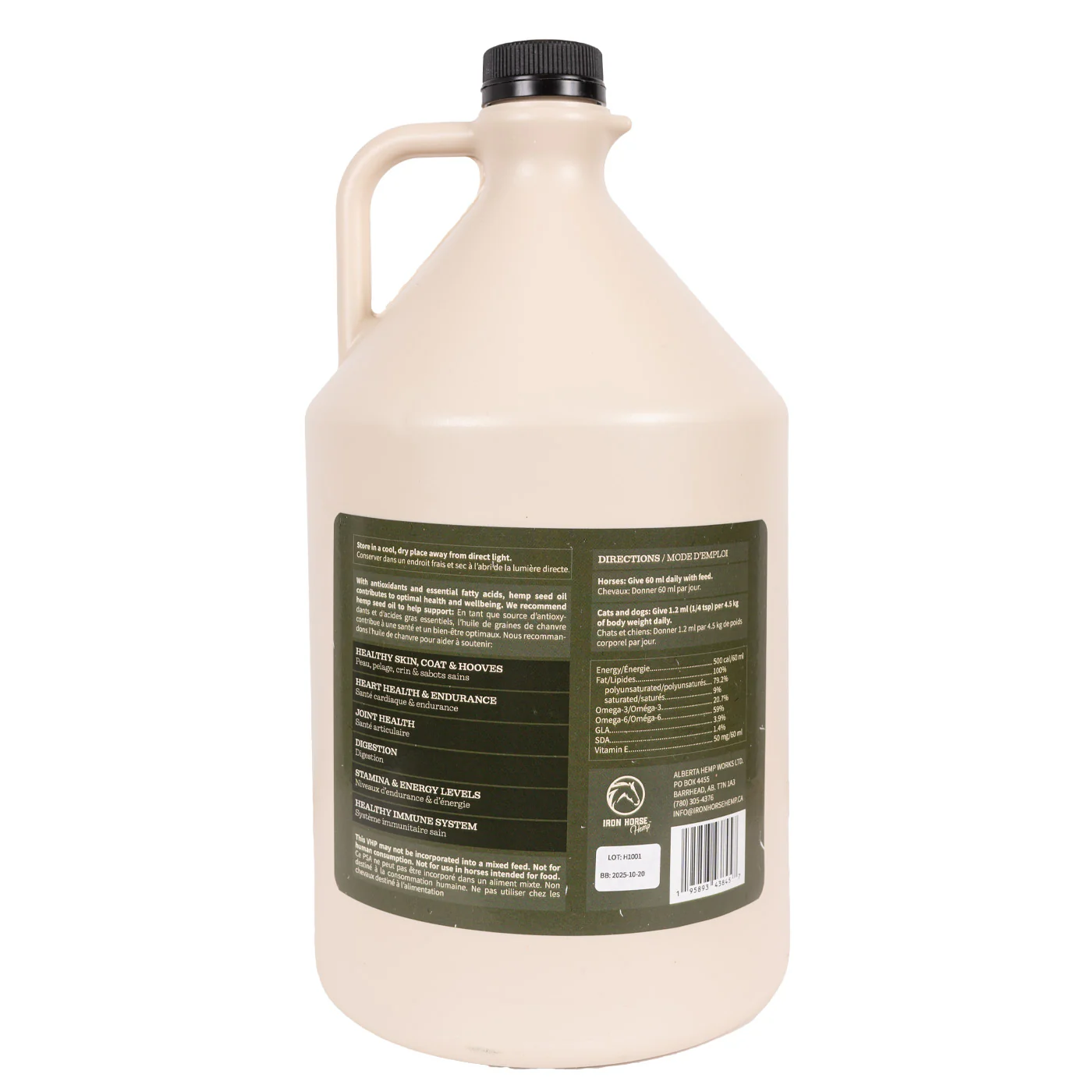 Iron Horse Hemp Seed Oil 4 L - Image 2