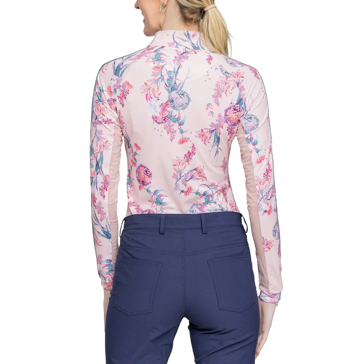 Kastel Denmark Long Sleeve Print Top W/ Trim - Image 3