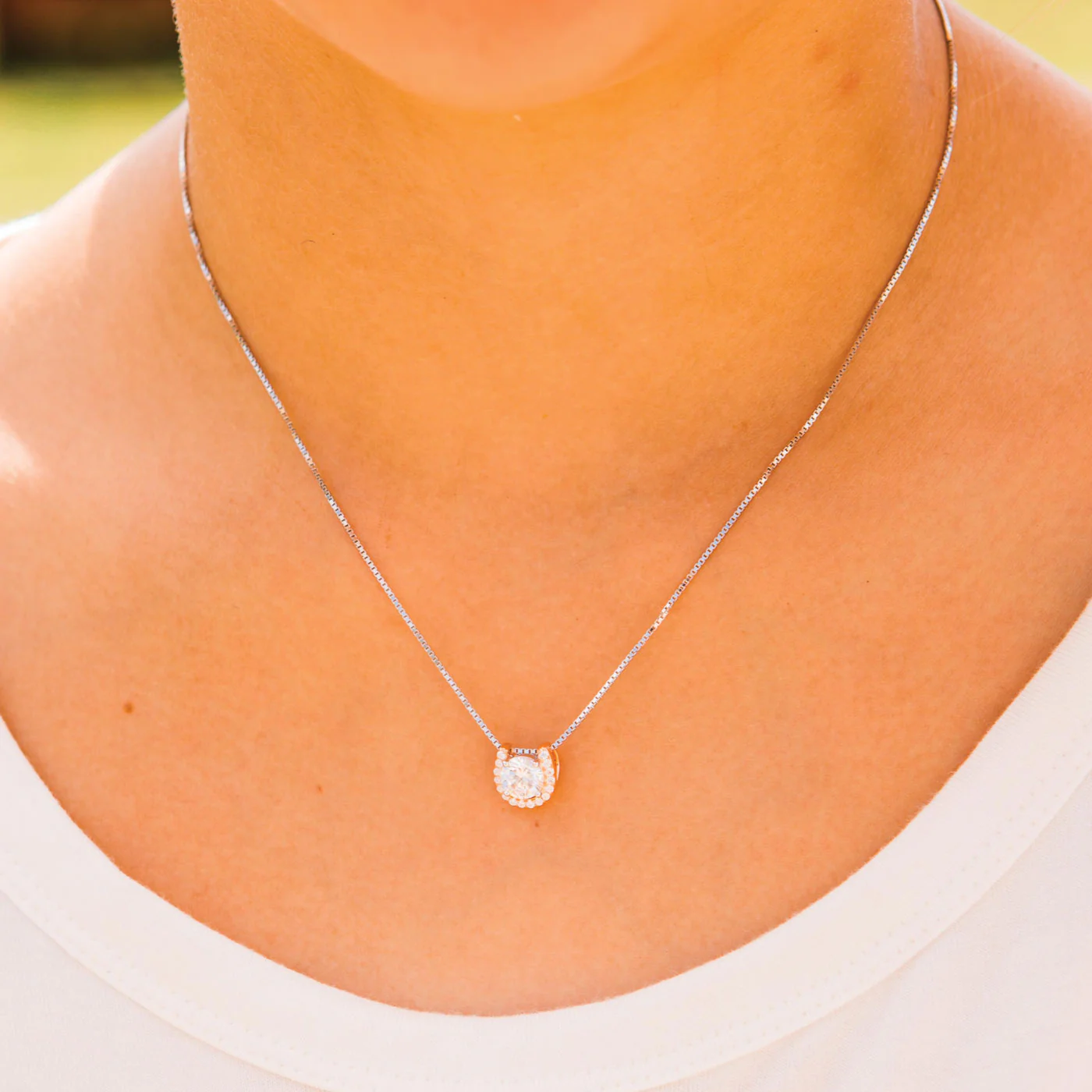Kelly Herd Rose Gold Plated Horseshoe Necklace - Image 2