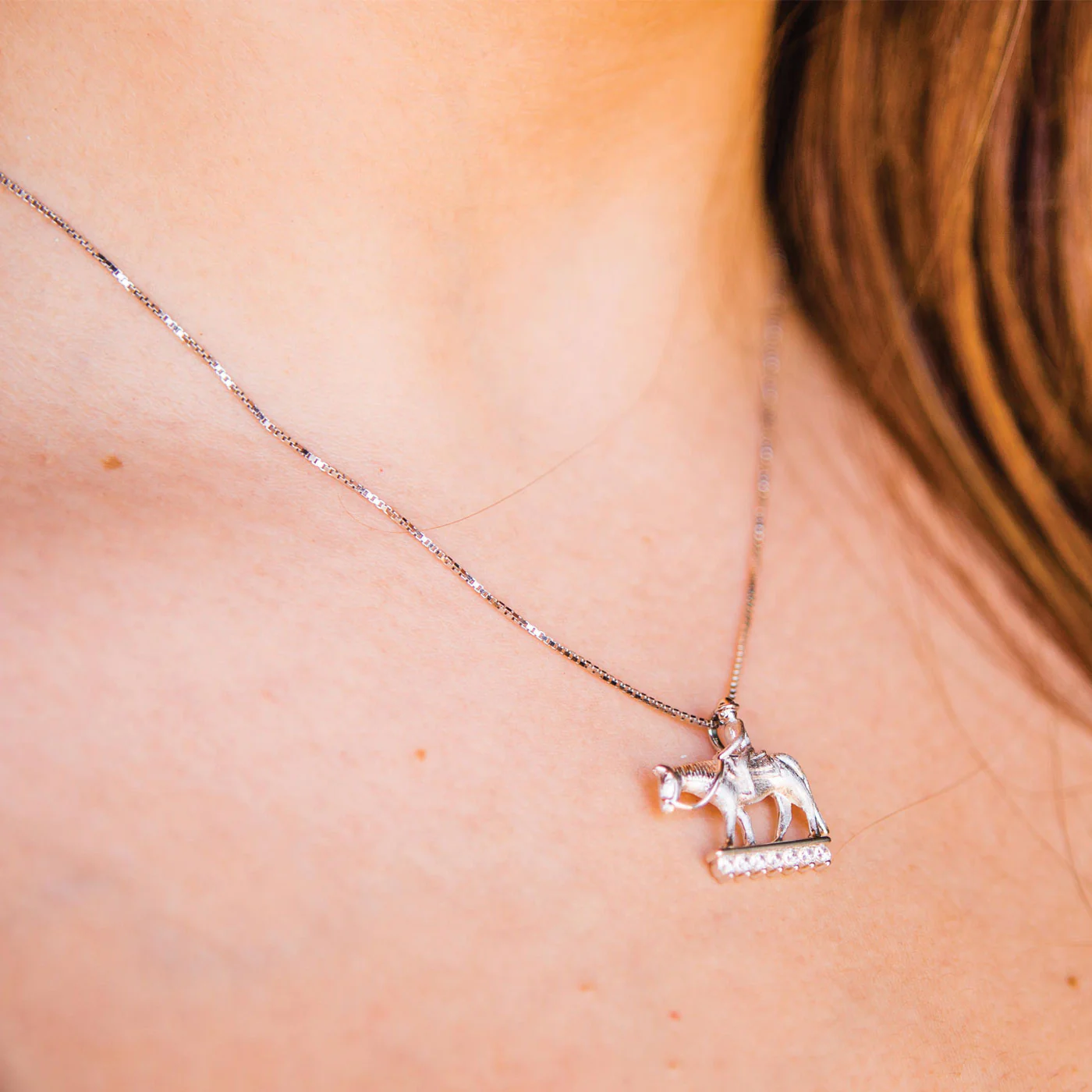 Kelly Herd Small Western Pleasure Horse Pendant - Image 3