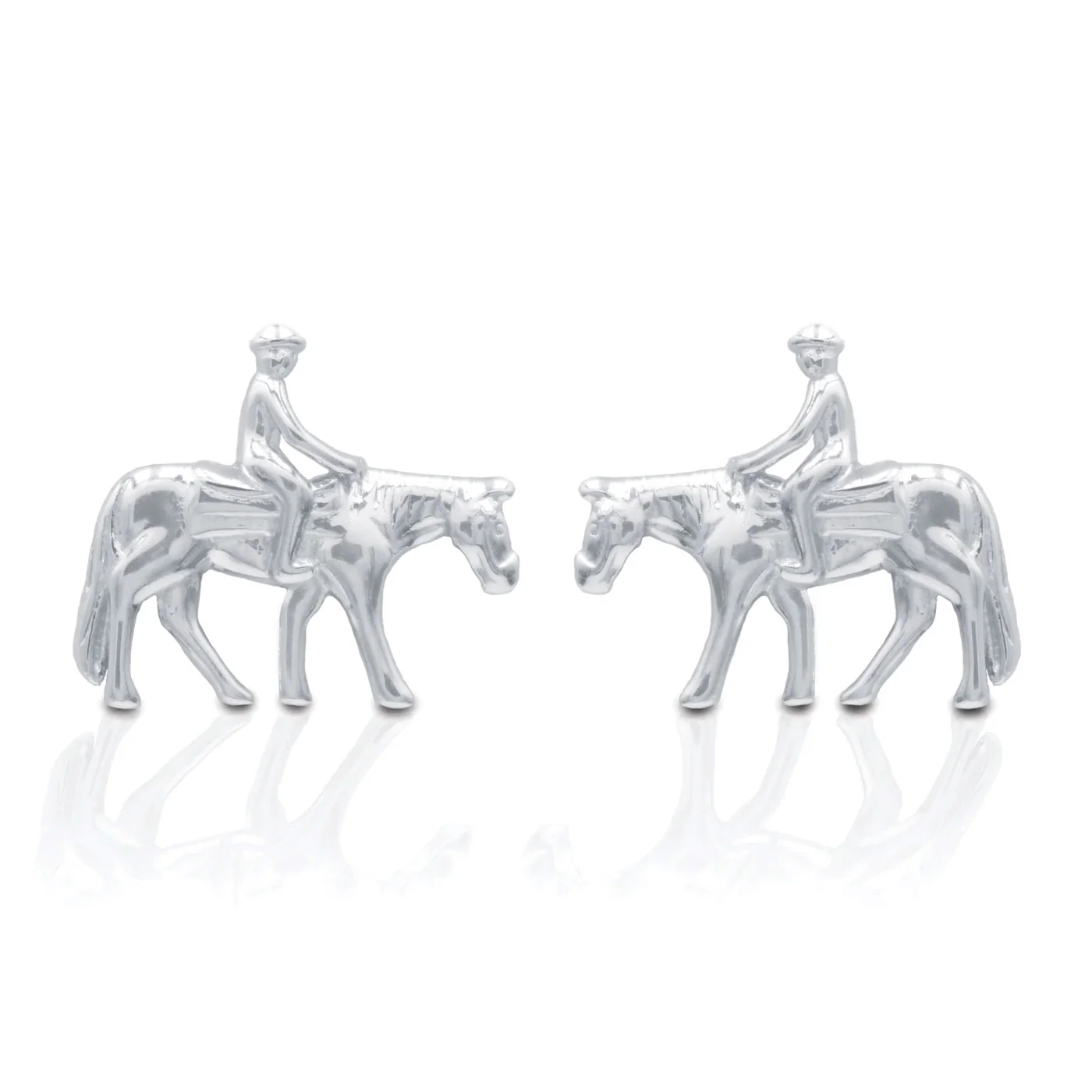 Kelly Herd Western Pleasure Horse W/ Rider Earrings