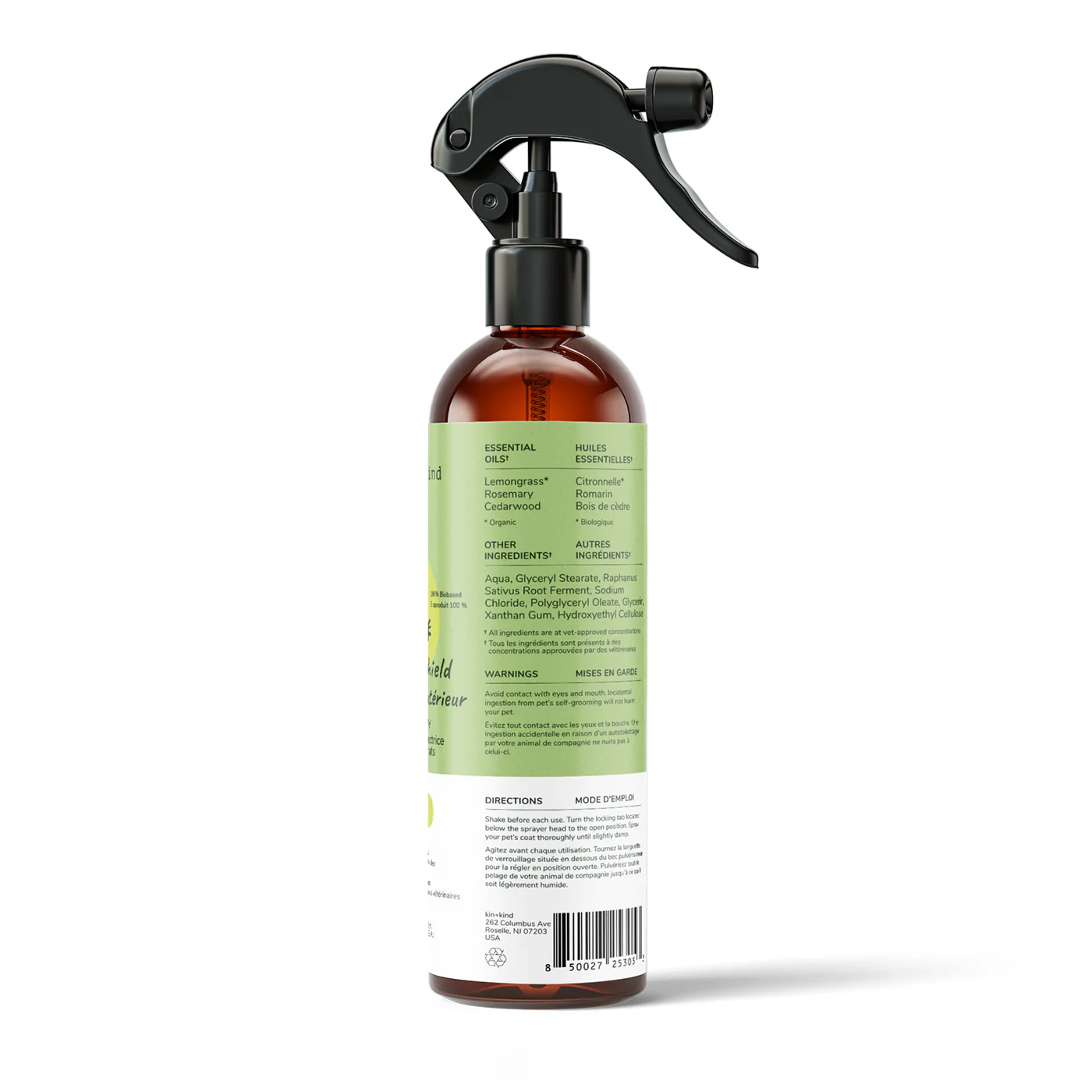 Kin + Kind Lemongrass Outdoor Shield Pet Spray 354 mL - Image 2