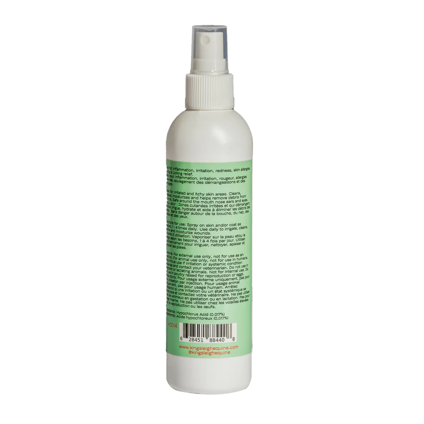 Kingsleigh Equine Animal Care 250 mL - Image 2