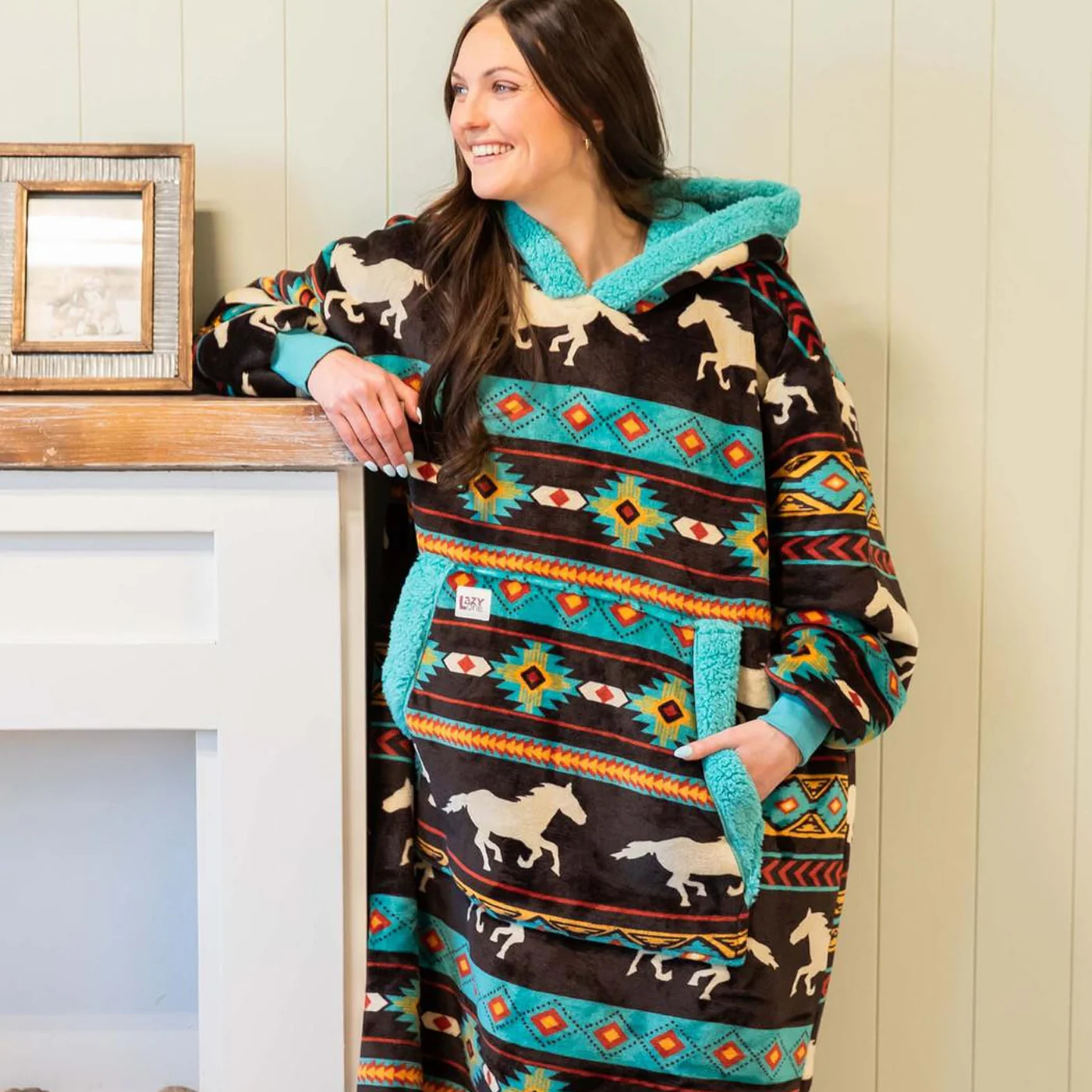 Lazy One Blanket Hoodie - Image 2