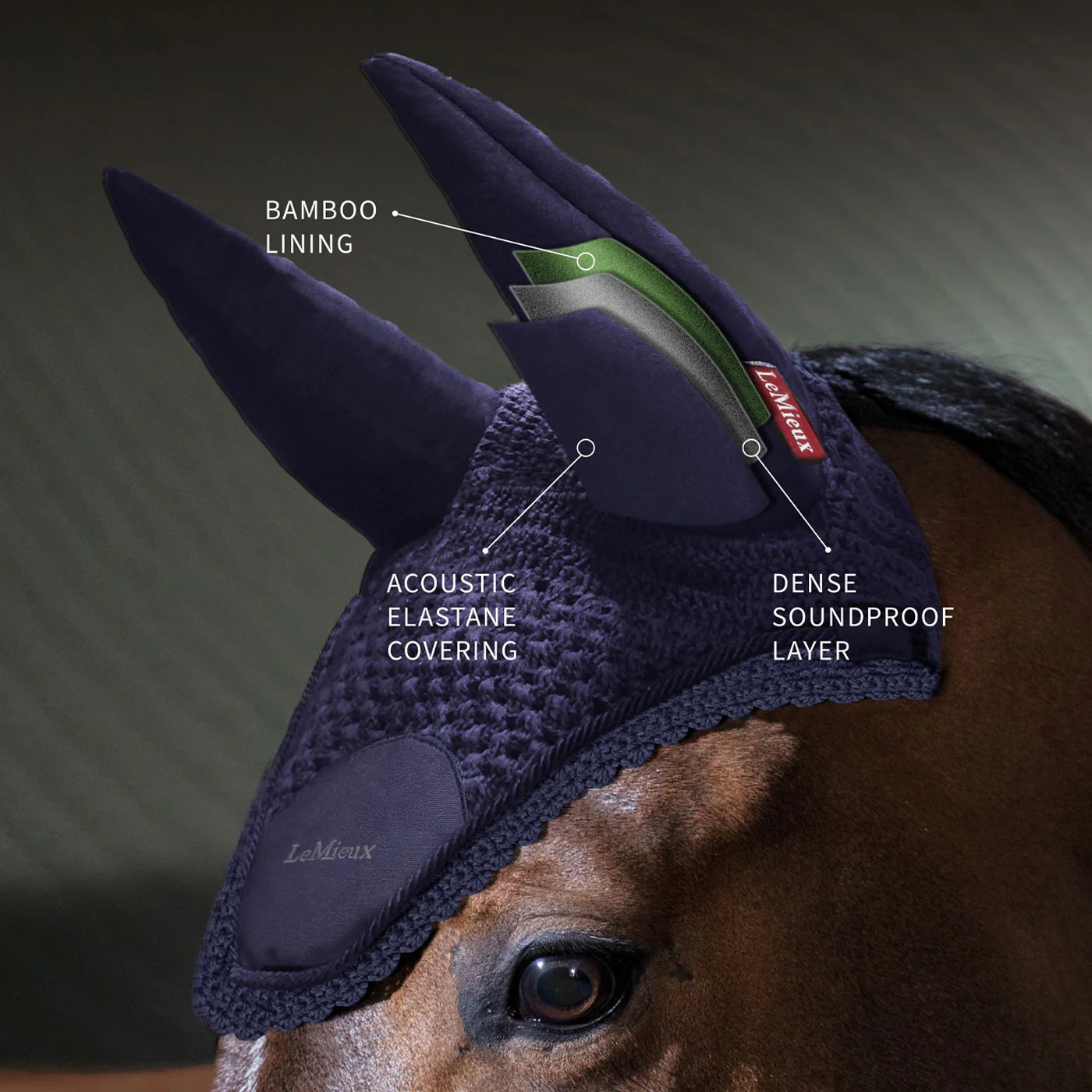 LeMieux Essence Acoustic Fly Veil - Image 7