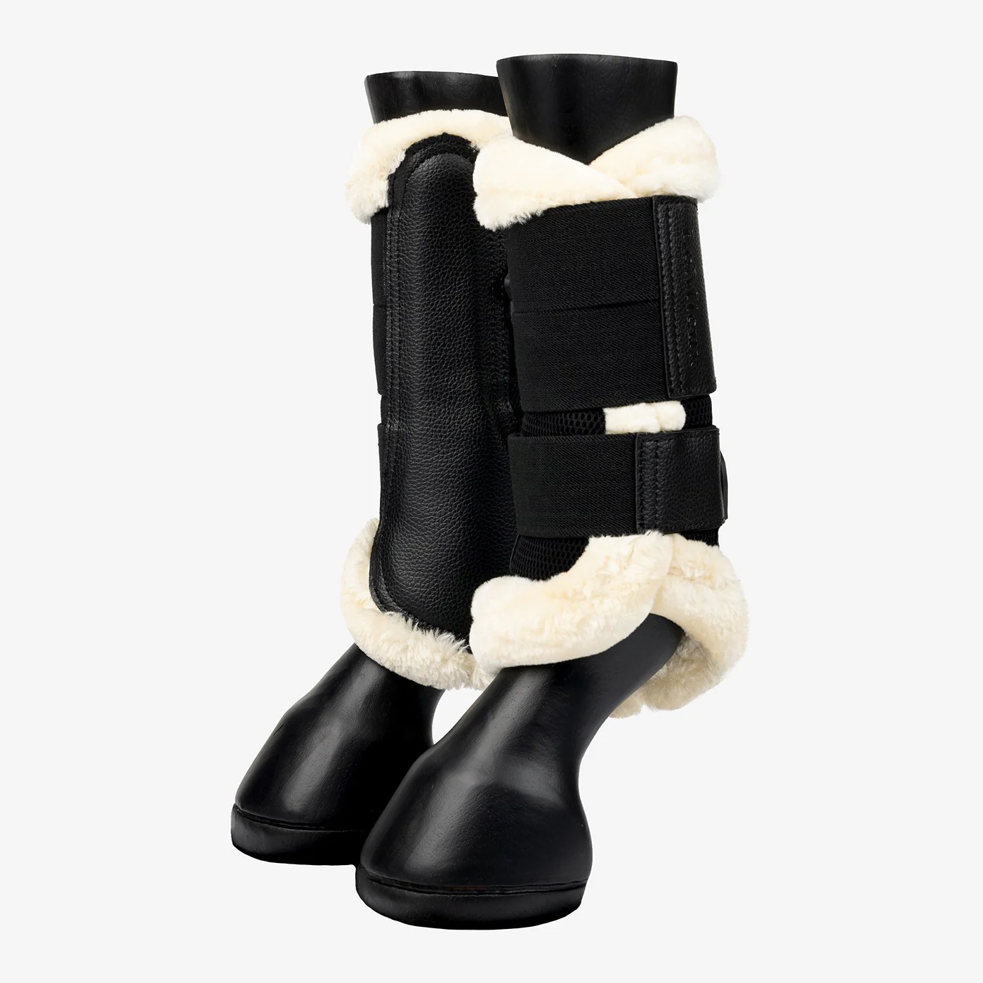 LeMieux Fleece Edged Mesh Brushing Boots - Image 3