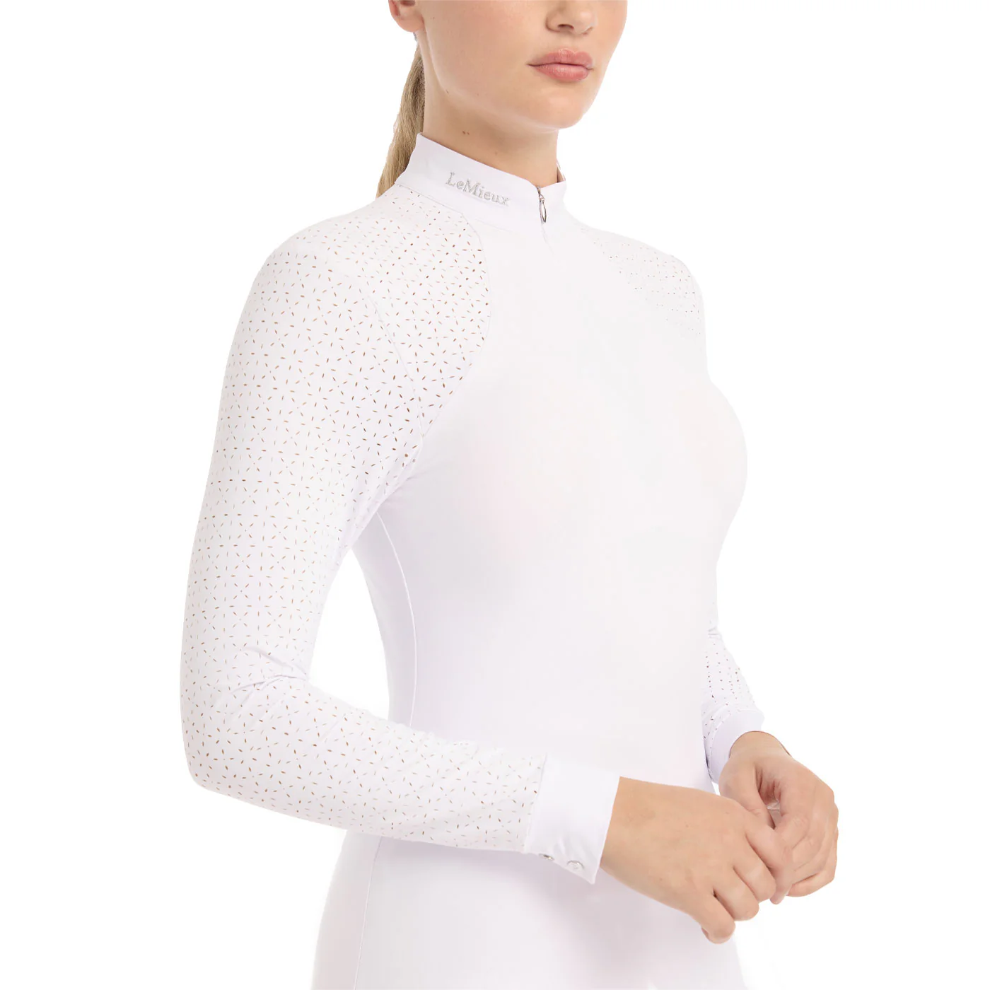 LeMieux Olivia Long Sleeve Show Shirt - Image 3