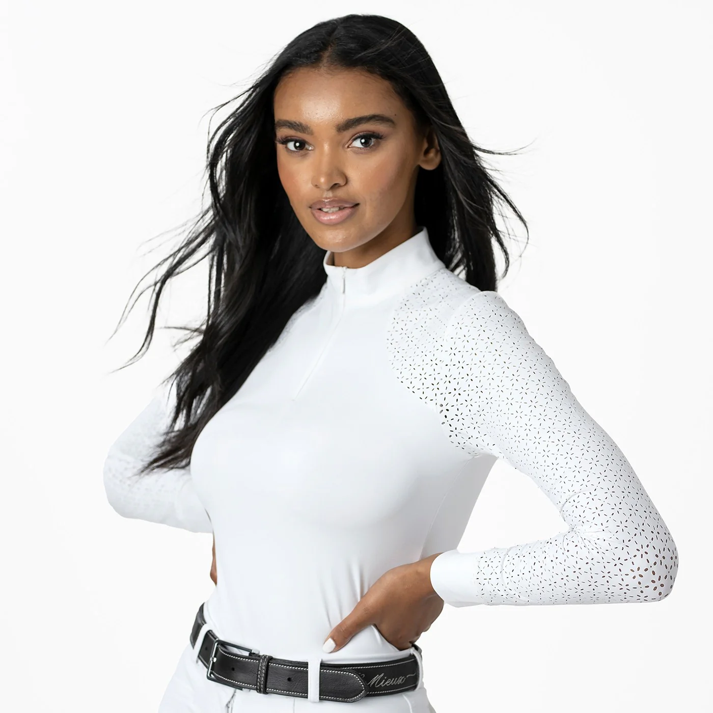 LeMieux Olivia Long Sleeve Show Shirt - Image 5