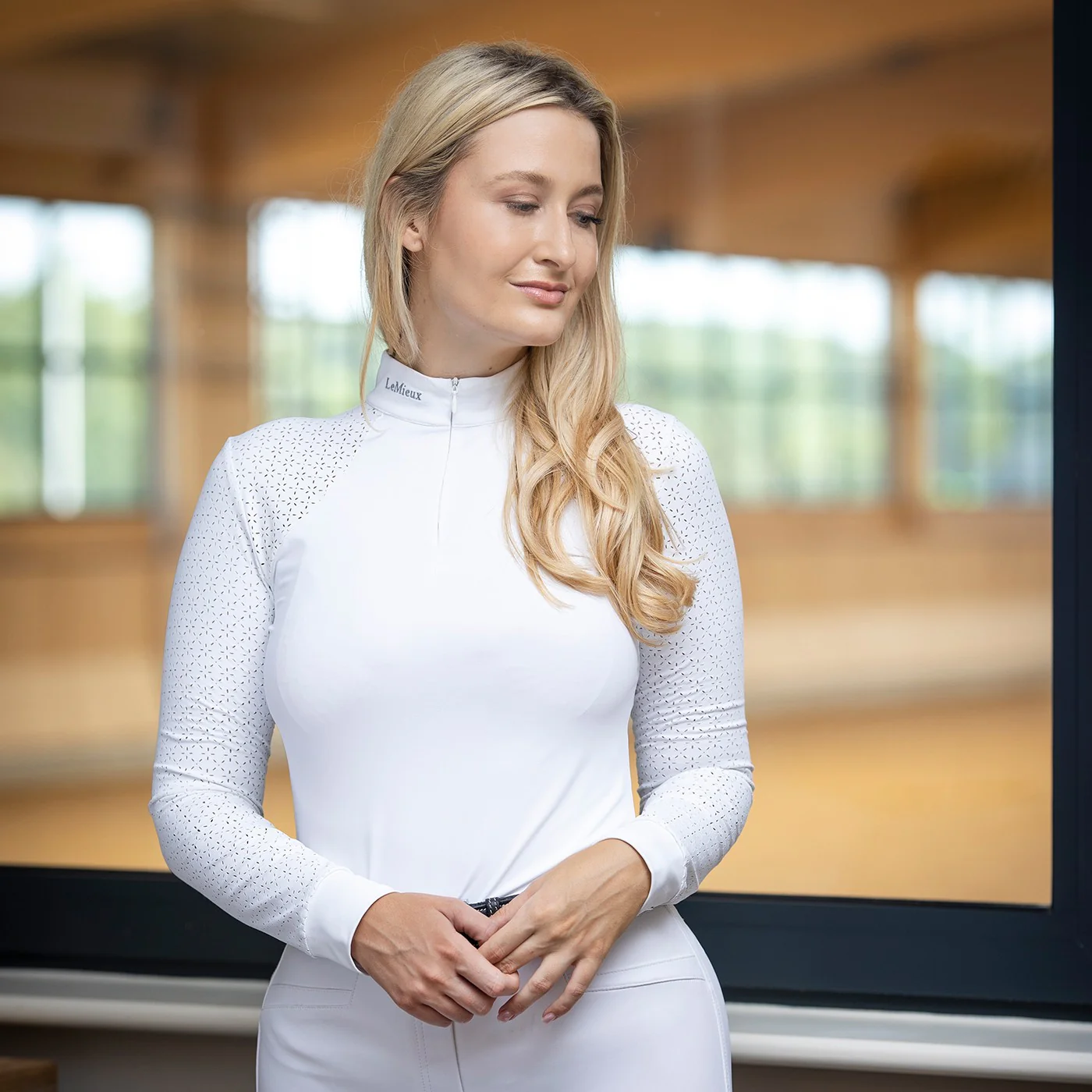 LeMieux Olivia Long Sleeve Show Shirt - Image 6
