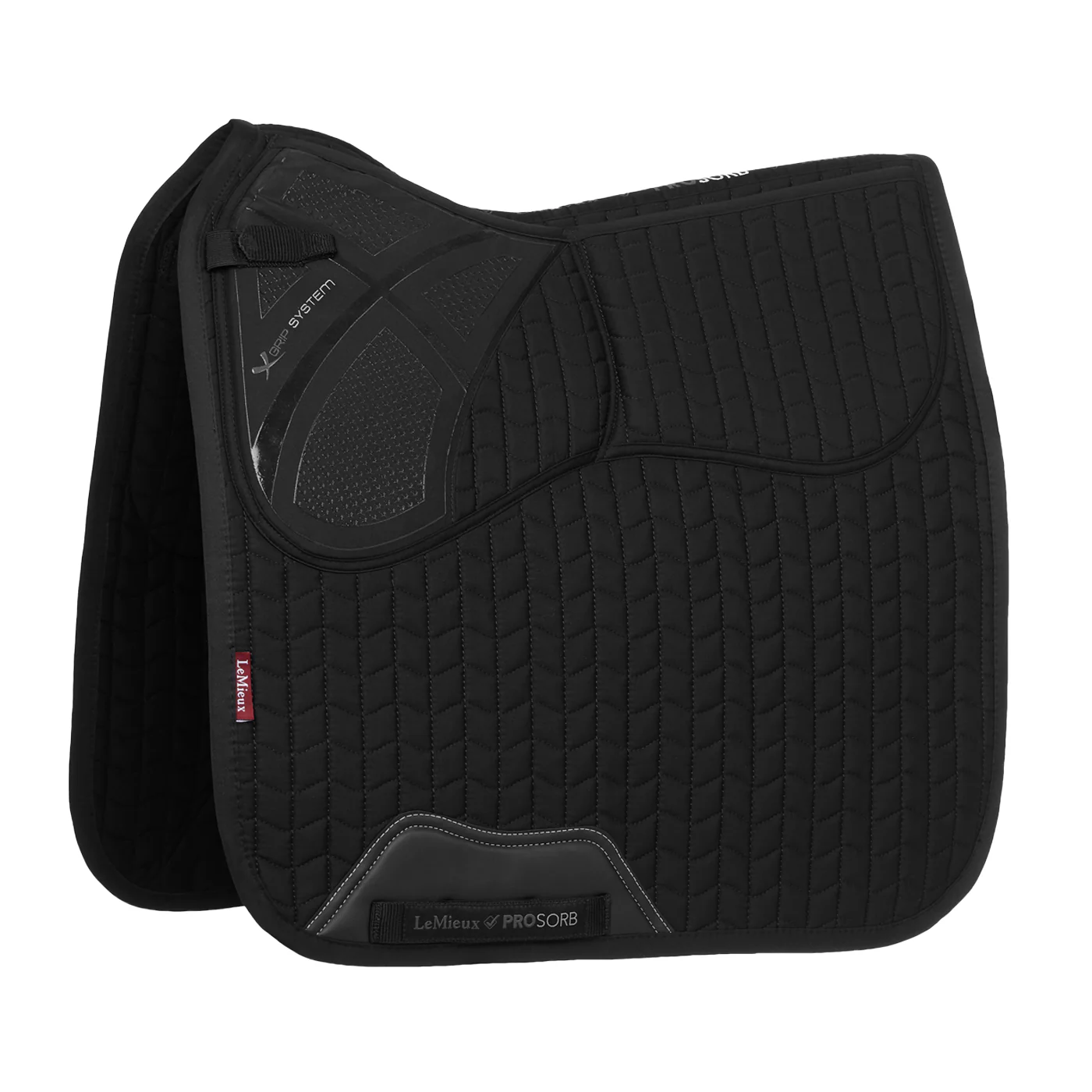 LeMieux ProSorb Plain Two Pocket Dressage Saddle Pad