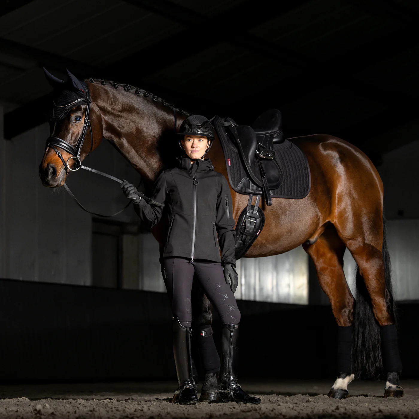 LeMieux ProSorb Plain Two Pocket Dressage Saddle Pad - Image 2