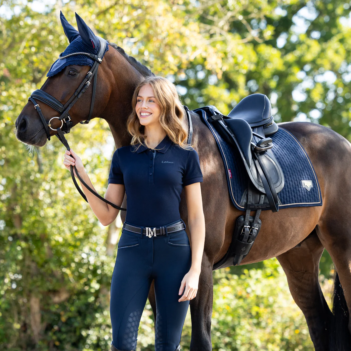 LeMieux Puissance Suede Dressage Saddle Pad - Image 2