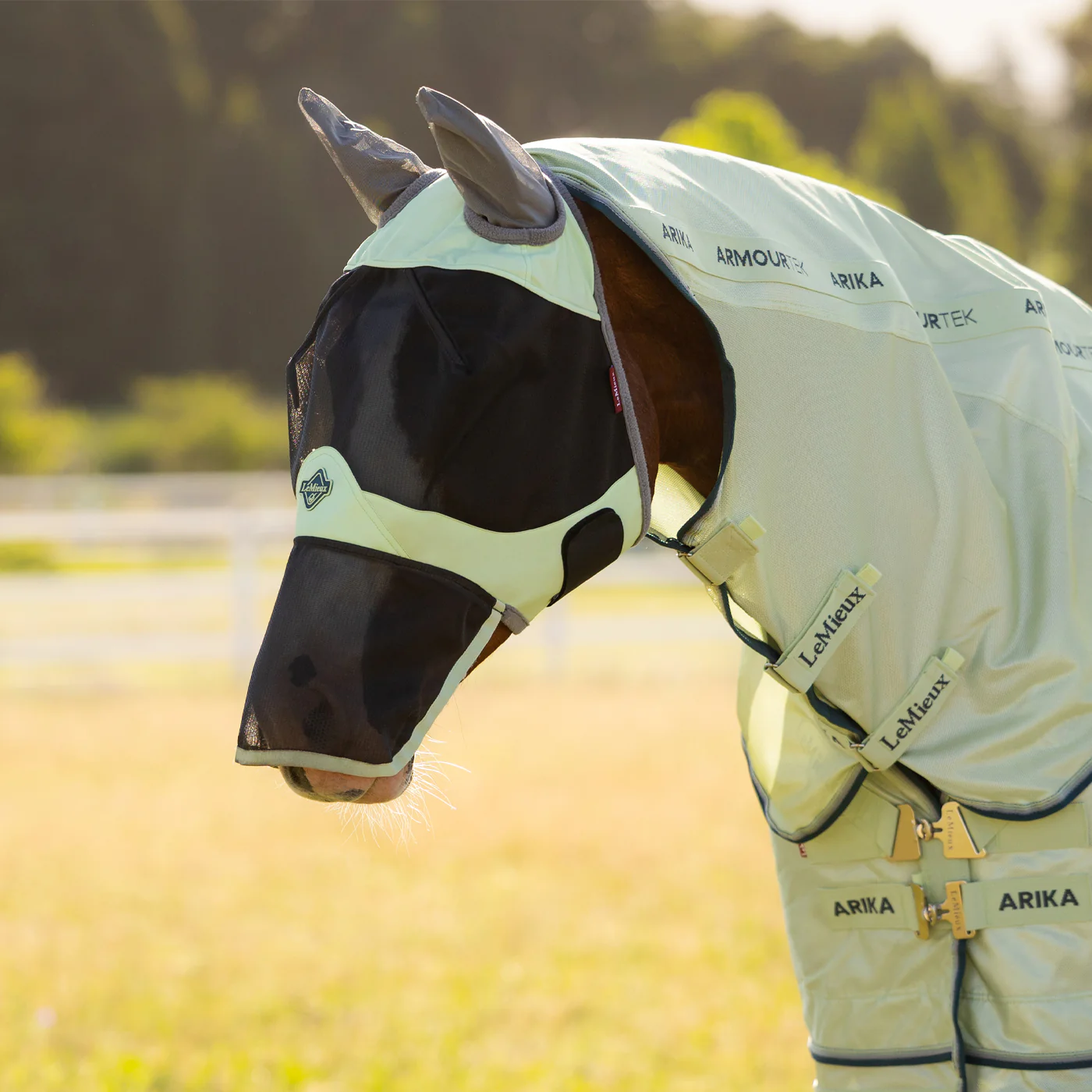 LeMieux Visor-Tek Full Fly Mask - Image 4