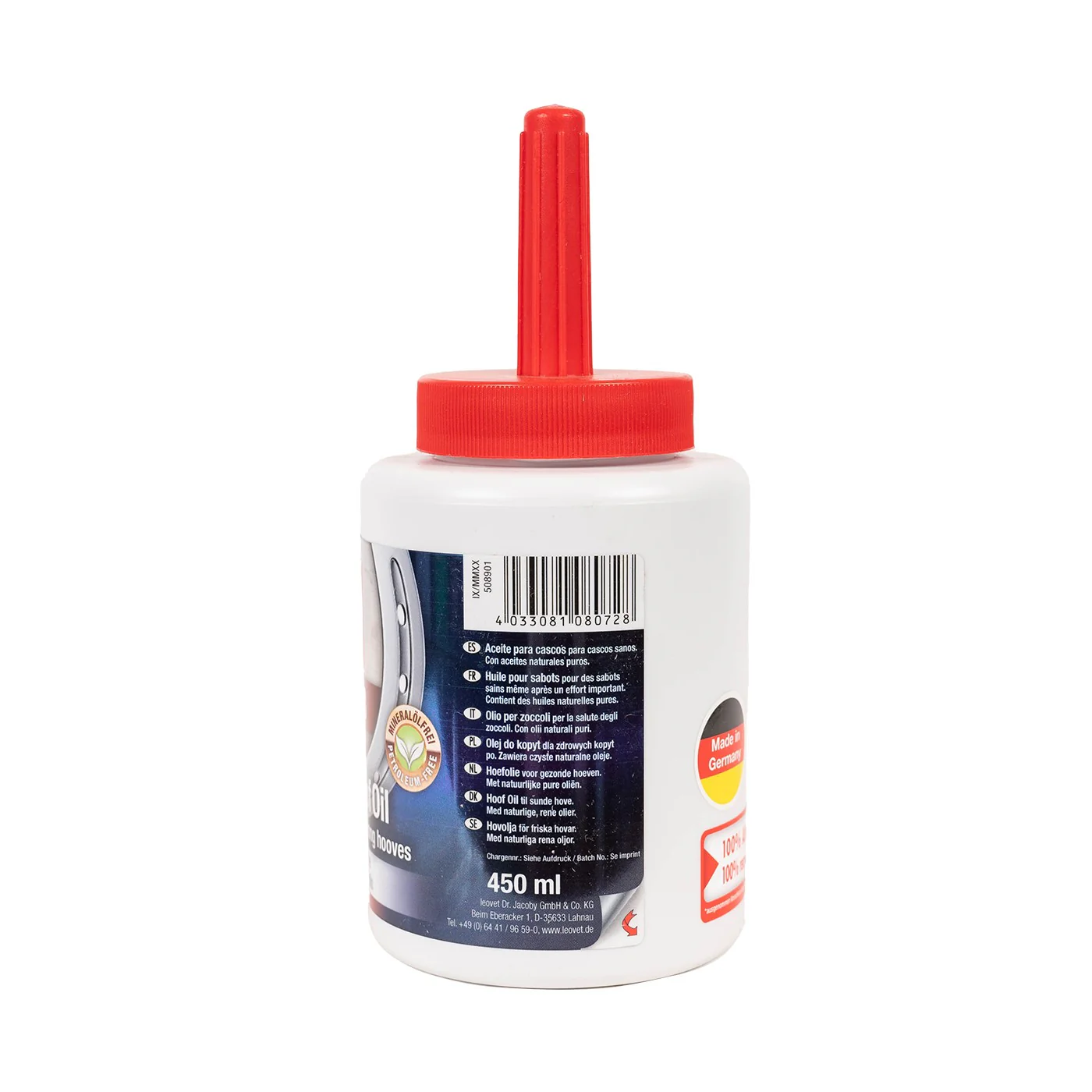 Leovet Hoof Lab Hoof Oil 450 mL - Image 3