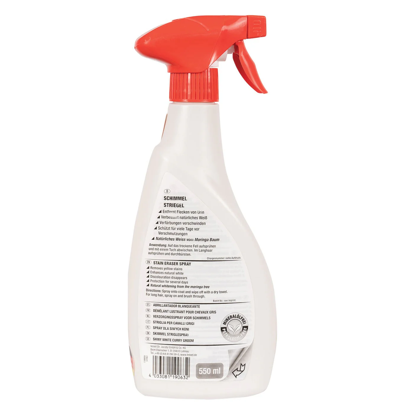 Leovet Shiny White Stain Eraser Spray 550 mL - Image 2