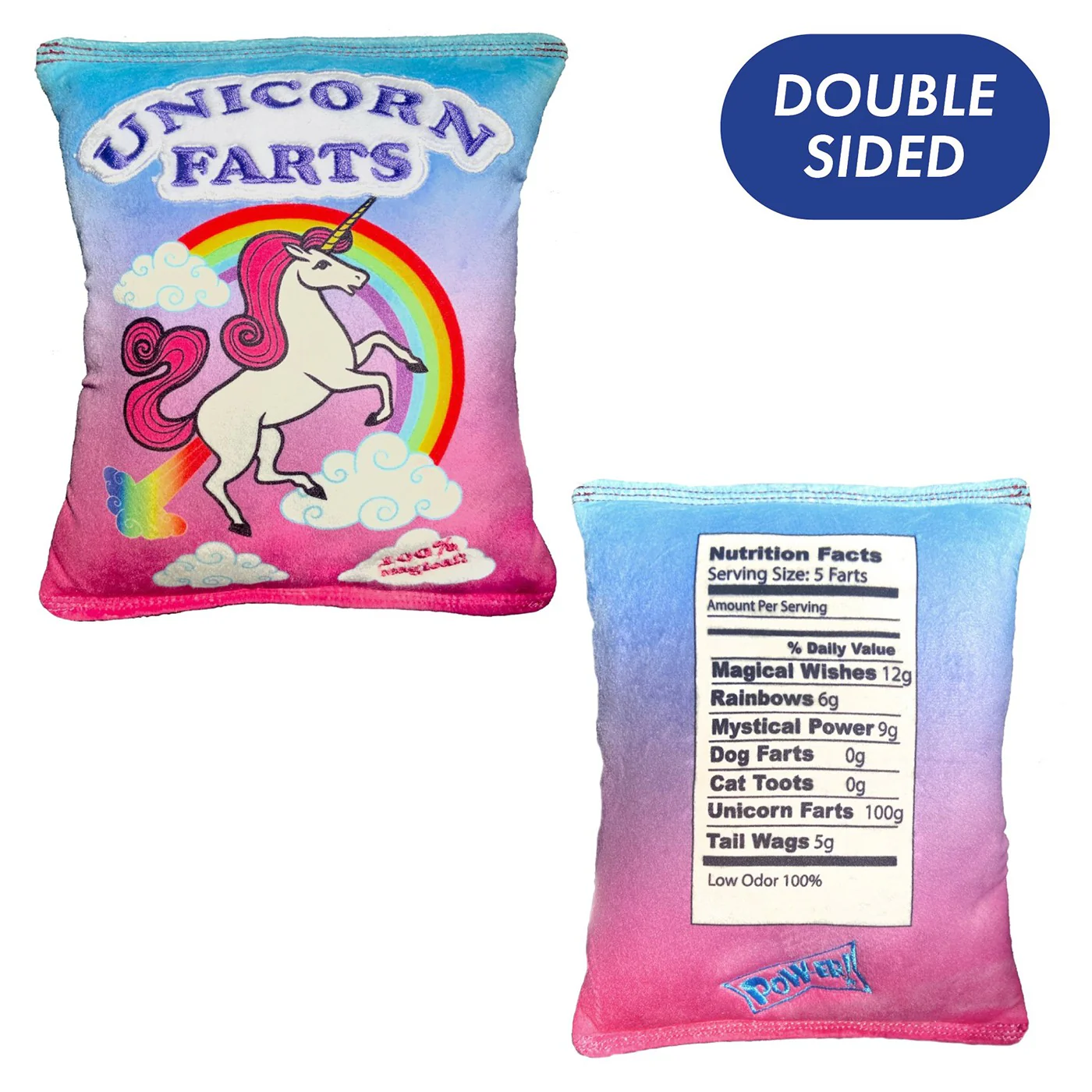 Lulubelles Power Plush Unicorn Farts Dog Toy - Image 3