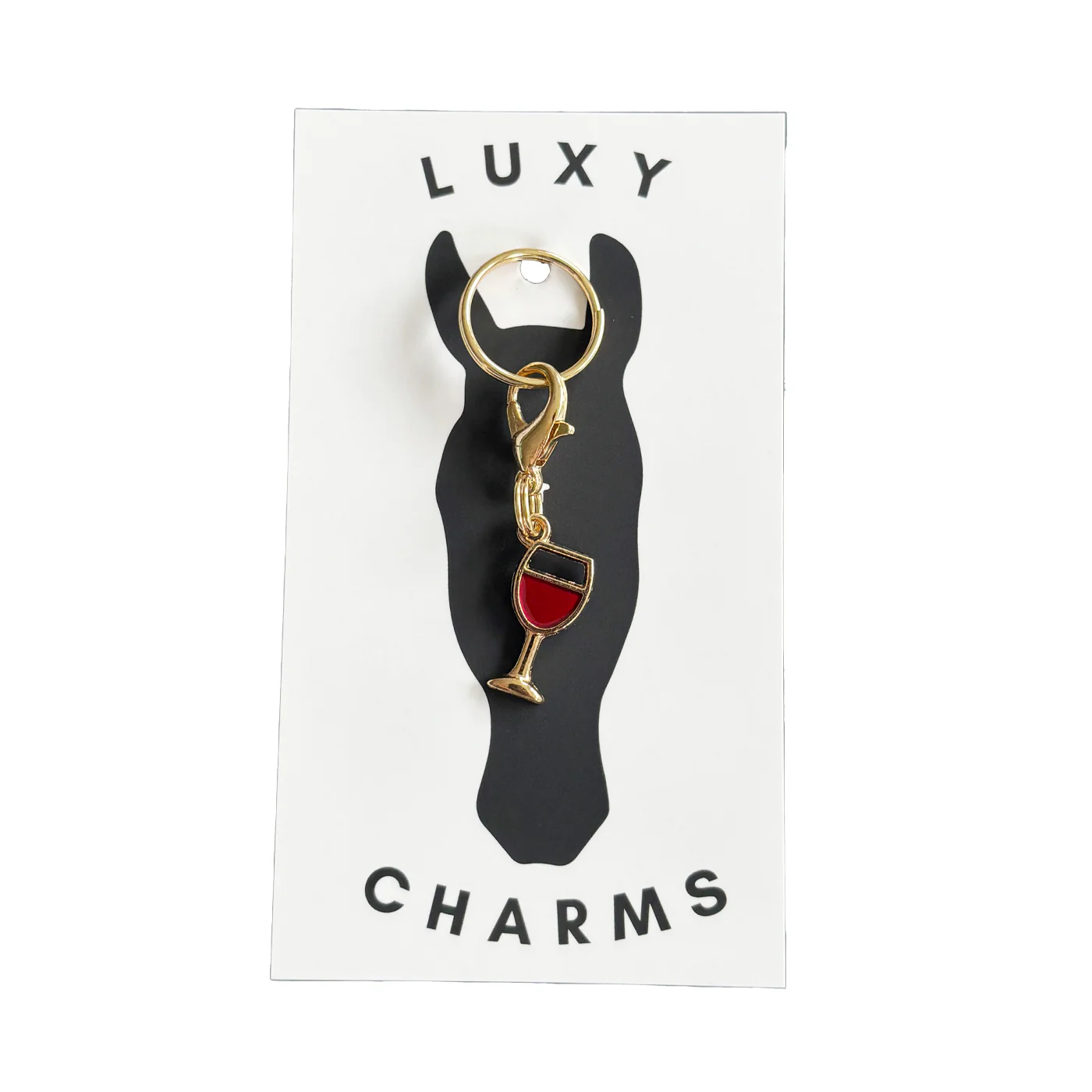 Luxy Charms Wine Glass Tack Charm