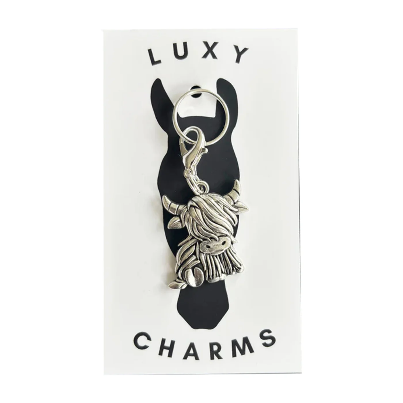 Luxy Charms Highland Cow Tack Charm