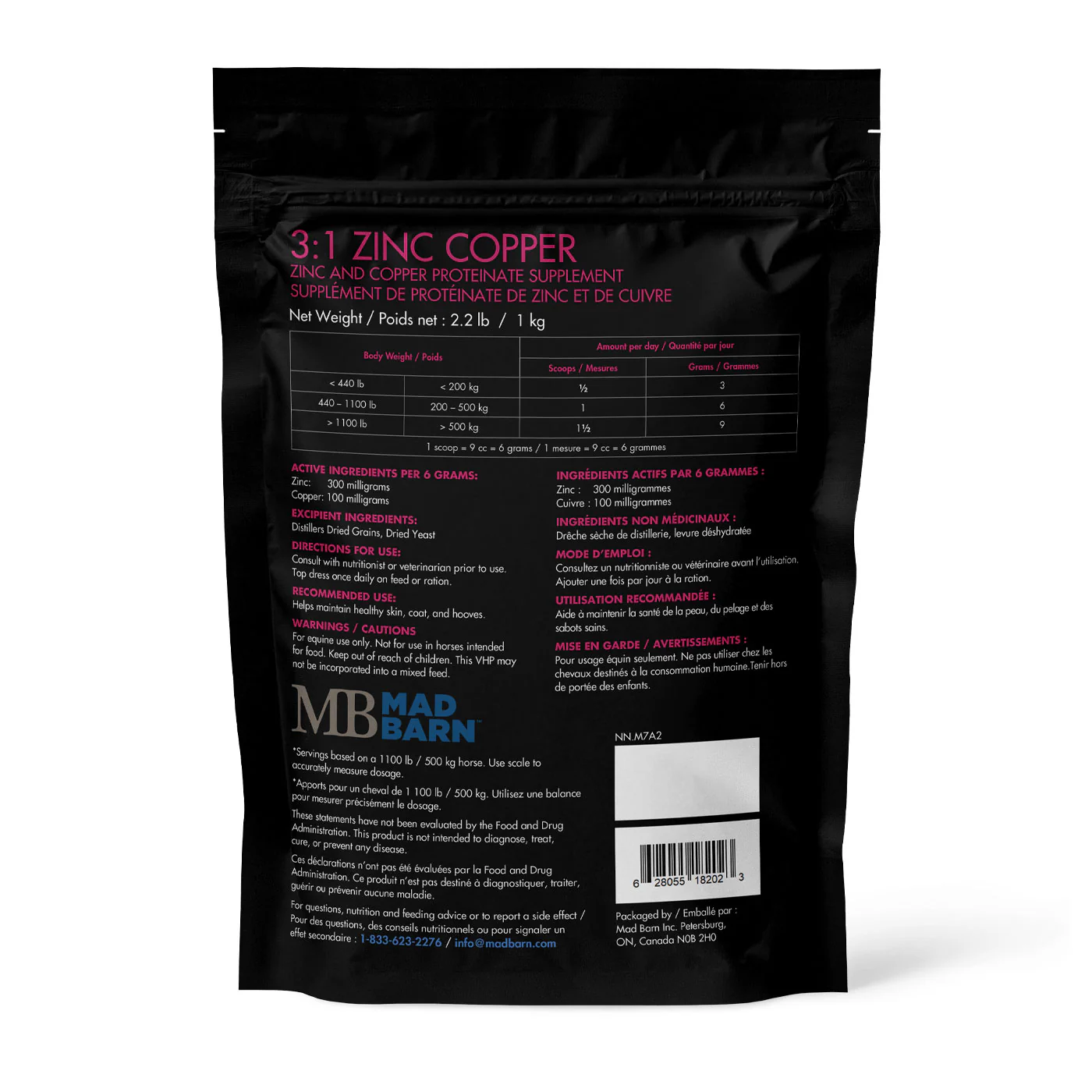 Mad Barn 3:1 Zinc to Copper 1 kg - Image 2