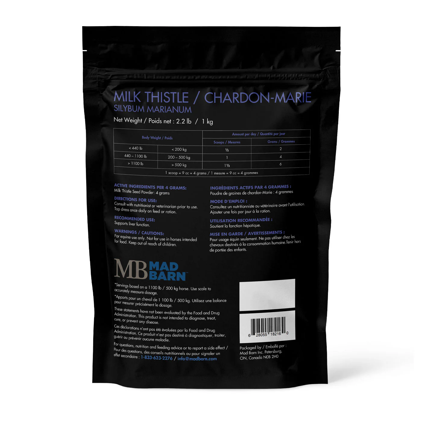 Mad Barn Milk Thistle 1 kg - Image 2