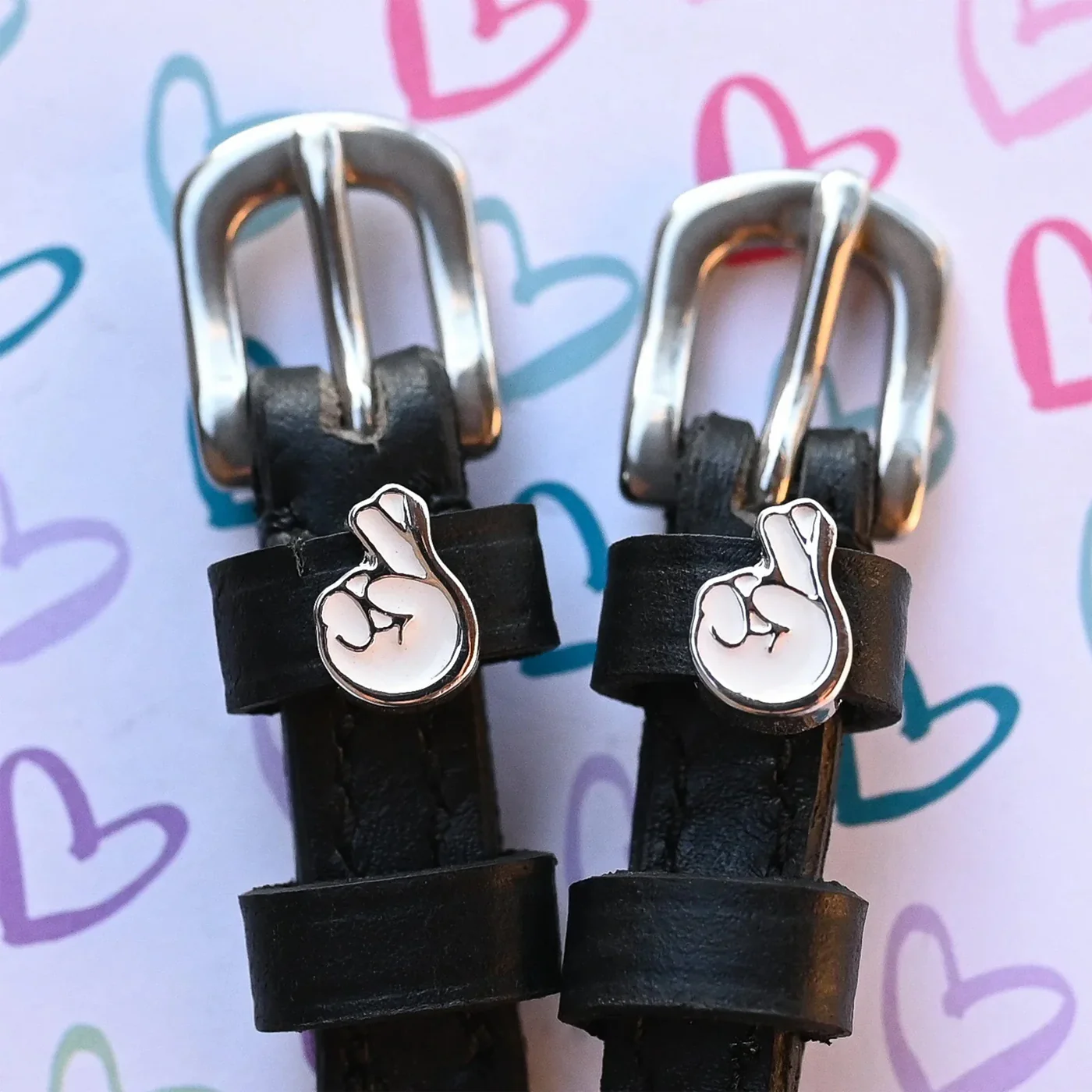 Mane Jane Fingers Crossed Spur Straps