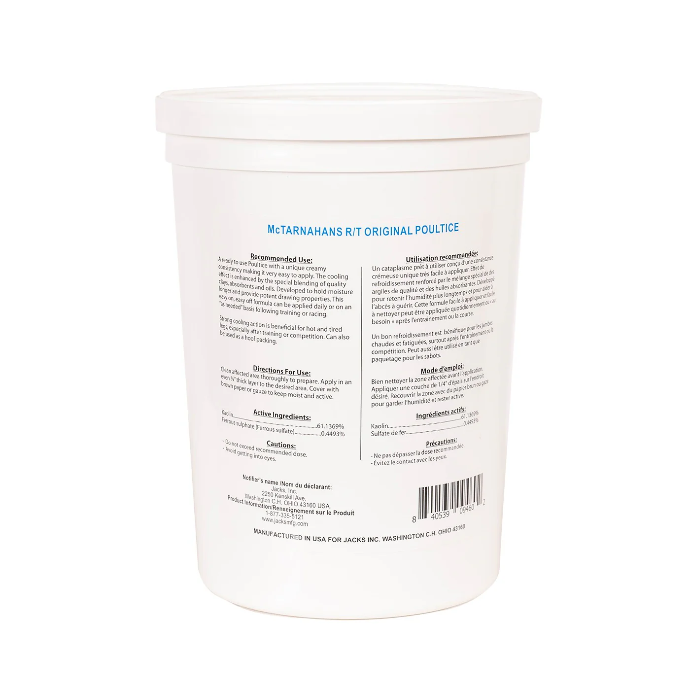 McTarnahans R-T Original Poultice 2.26 kg - Image 2