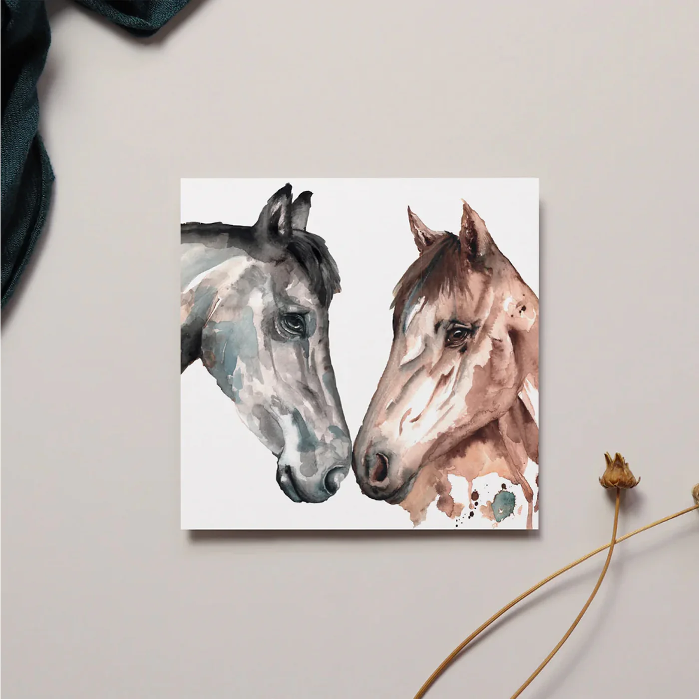 Meg Hawkins Paint Horse Greeting Card