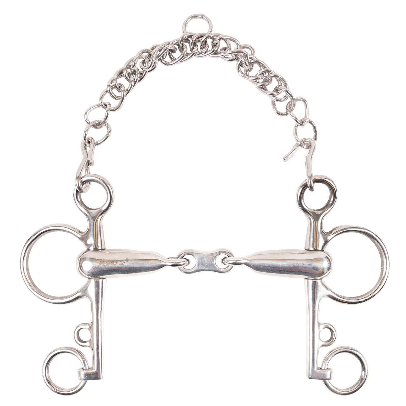 Metalab Hollow Mouth French Link Pelham Bit