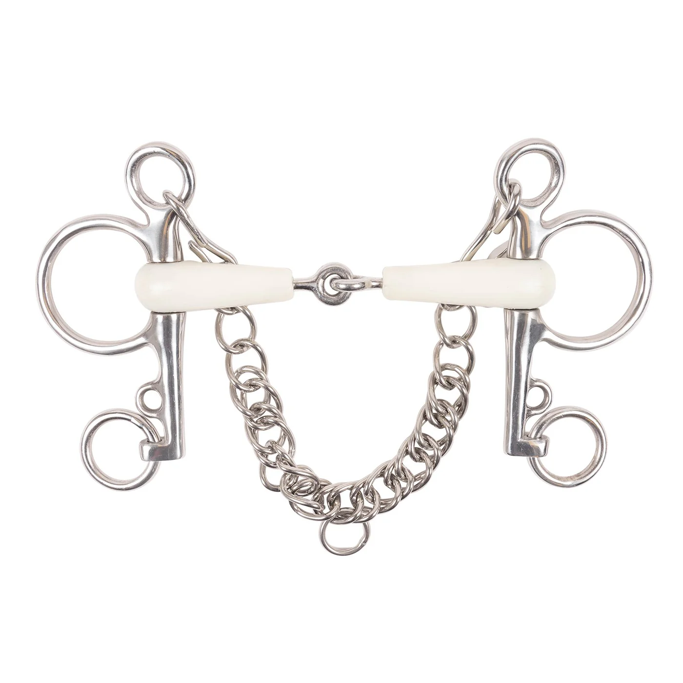 Metalab Snaffle Mouth Flexi Pelham Bit