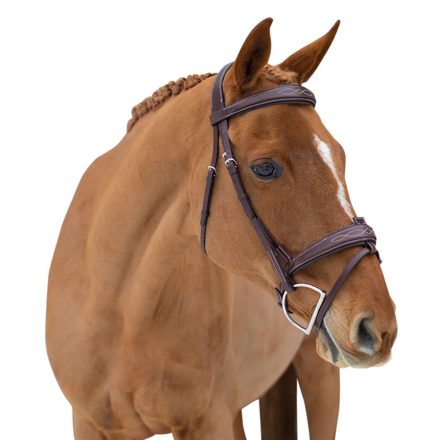 Mondega Liberica Fancy Stitched Hunter Bridle - Image 7