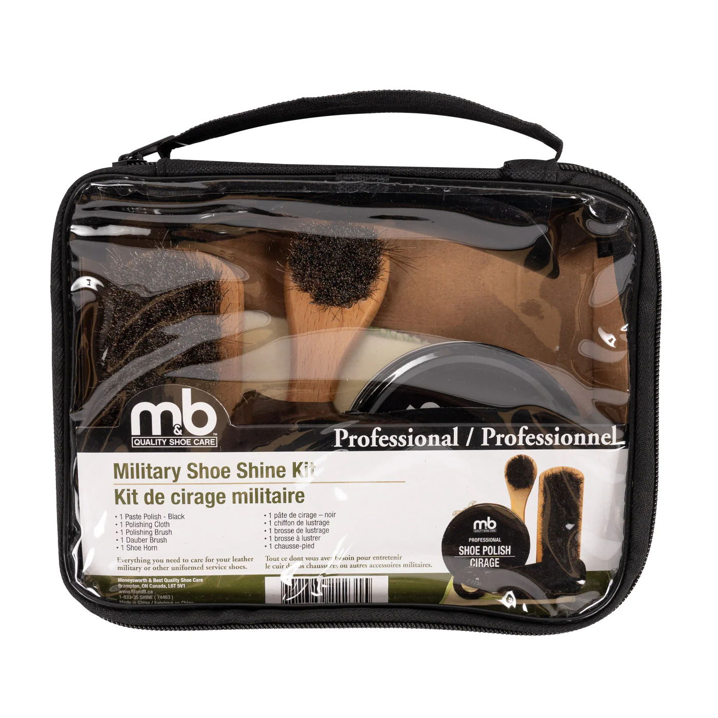 Moneysworth & Best Military Shoe Shine Kit - Image 2