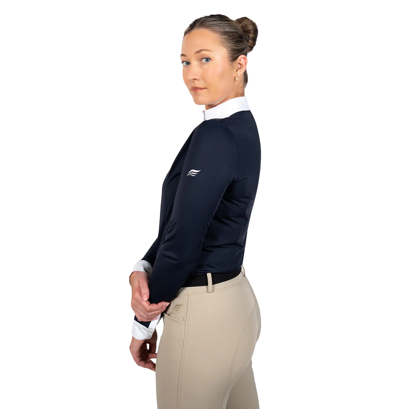 Nikara Emilia Pleat Bib Long Sleeve Show Shirt - Image 16