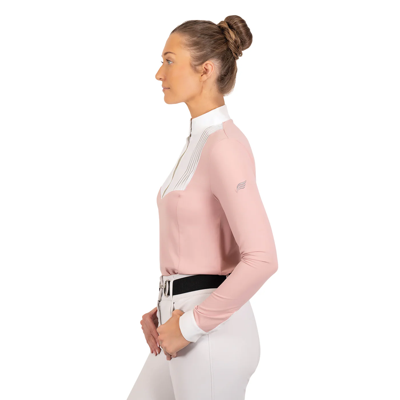 Nikara Emilia Pleat Bib Long Sleeve Show Shirt - Image 2