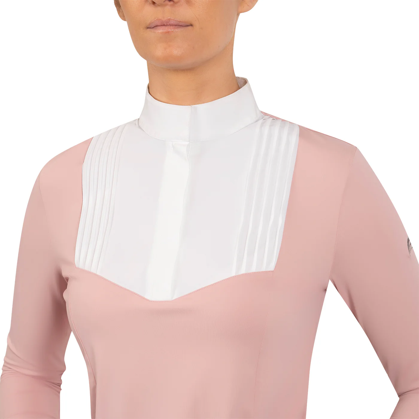 Nikara Emilia Pleat Bib Long Sleeve Show Shirt - Image 5