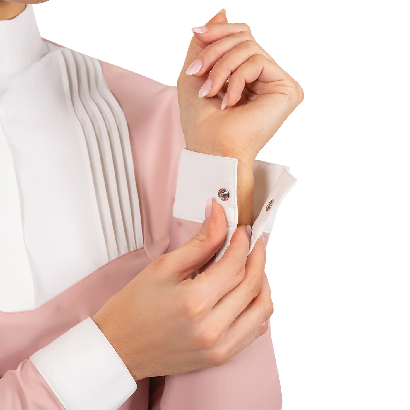 Nikara Emilia Pleat Bib Long Sleeve Show Shirt - Image 7
