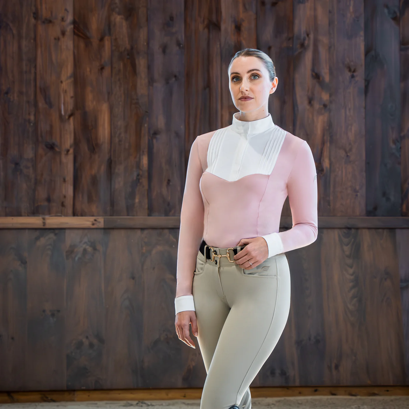 Nikara Emilia Pleat Bib Long Sleeve Show Shirt - Image 9