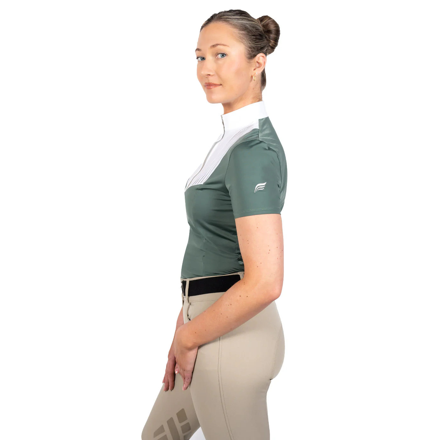 Nikara Emilia Pleat Bib Short Sleeve Show Shirt - Image 15