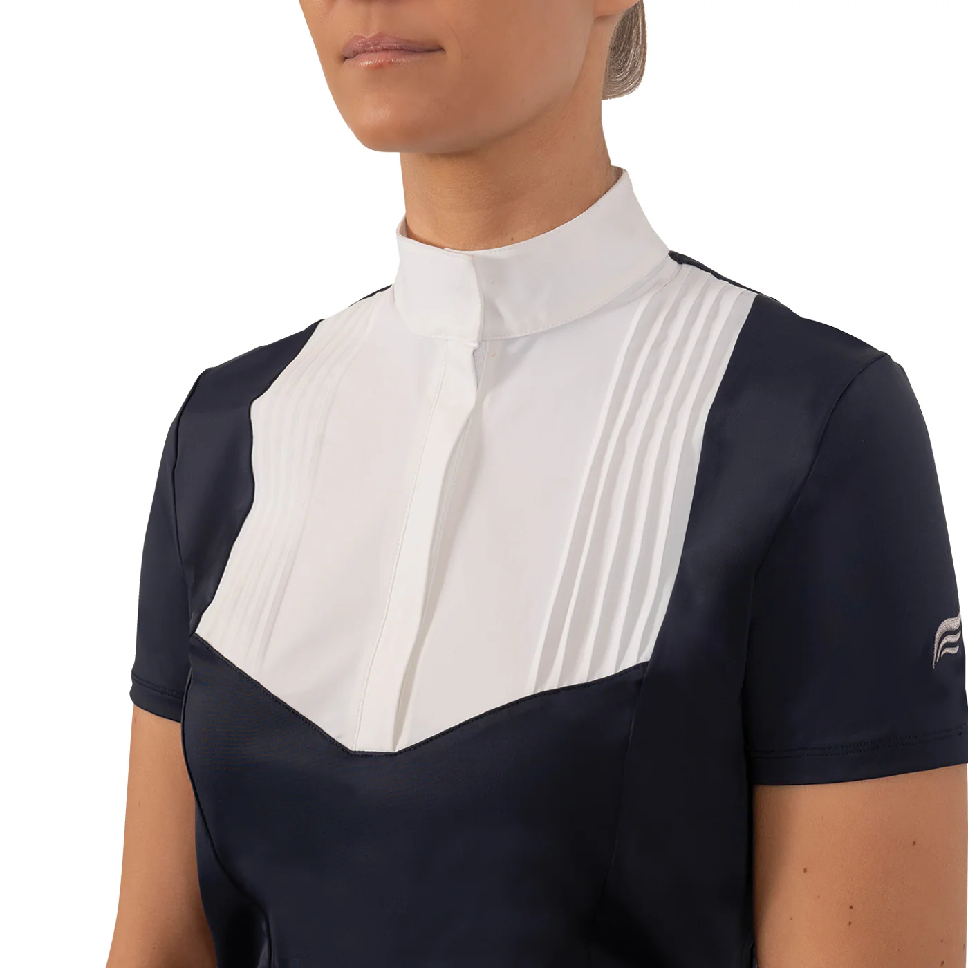 Nikara Emilia Pleat Bib Short Sleeve Show Shirt - Image 28
