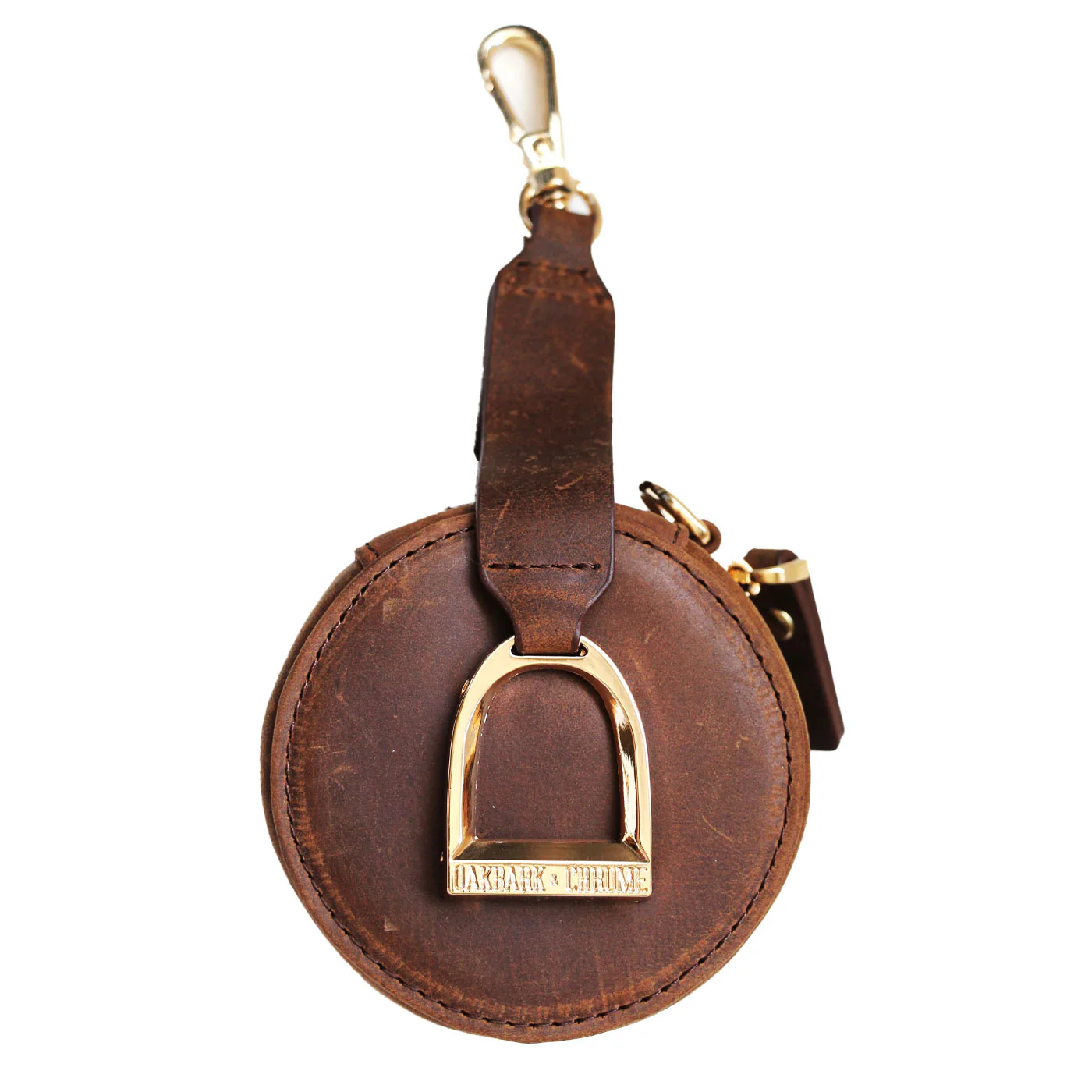 Oakbark & Chrome Stirrup Accessory Keeper - Image 4