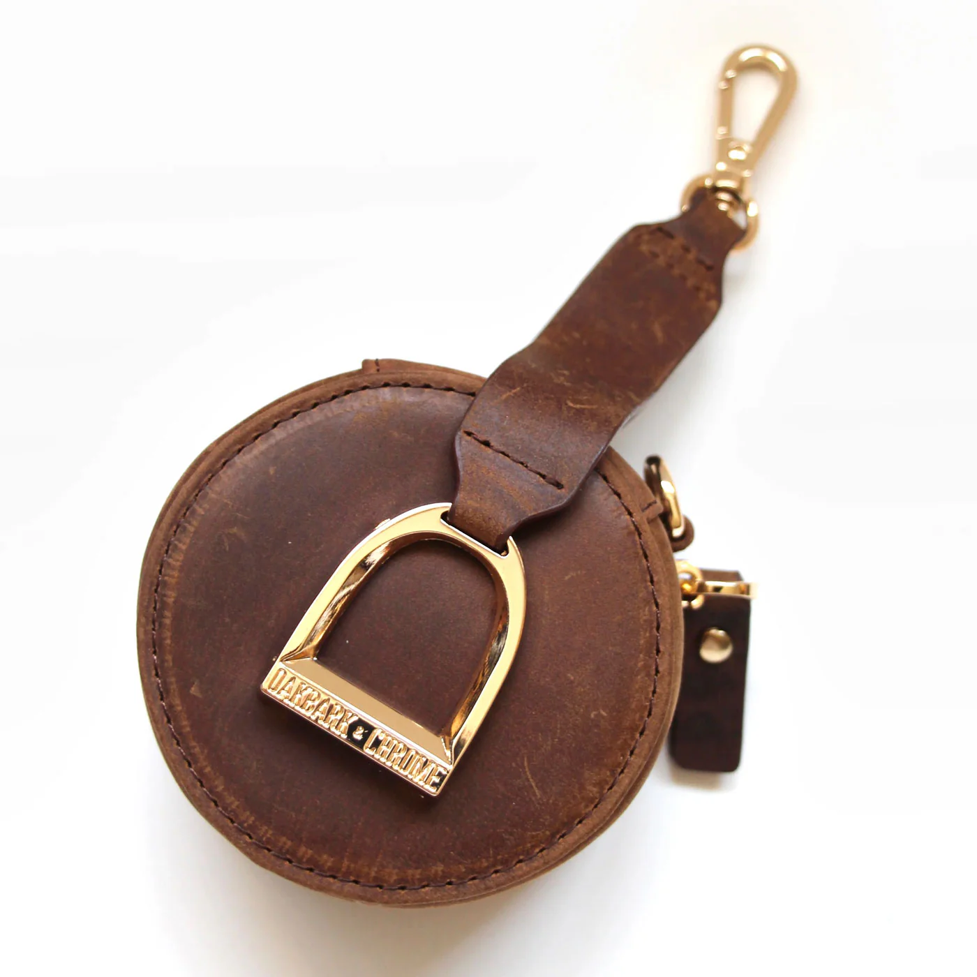 Oakbark & Chrome Stirrup Accessory Keeper - Image 6