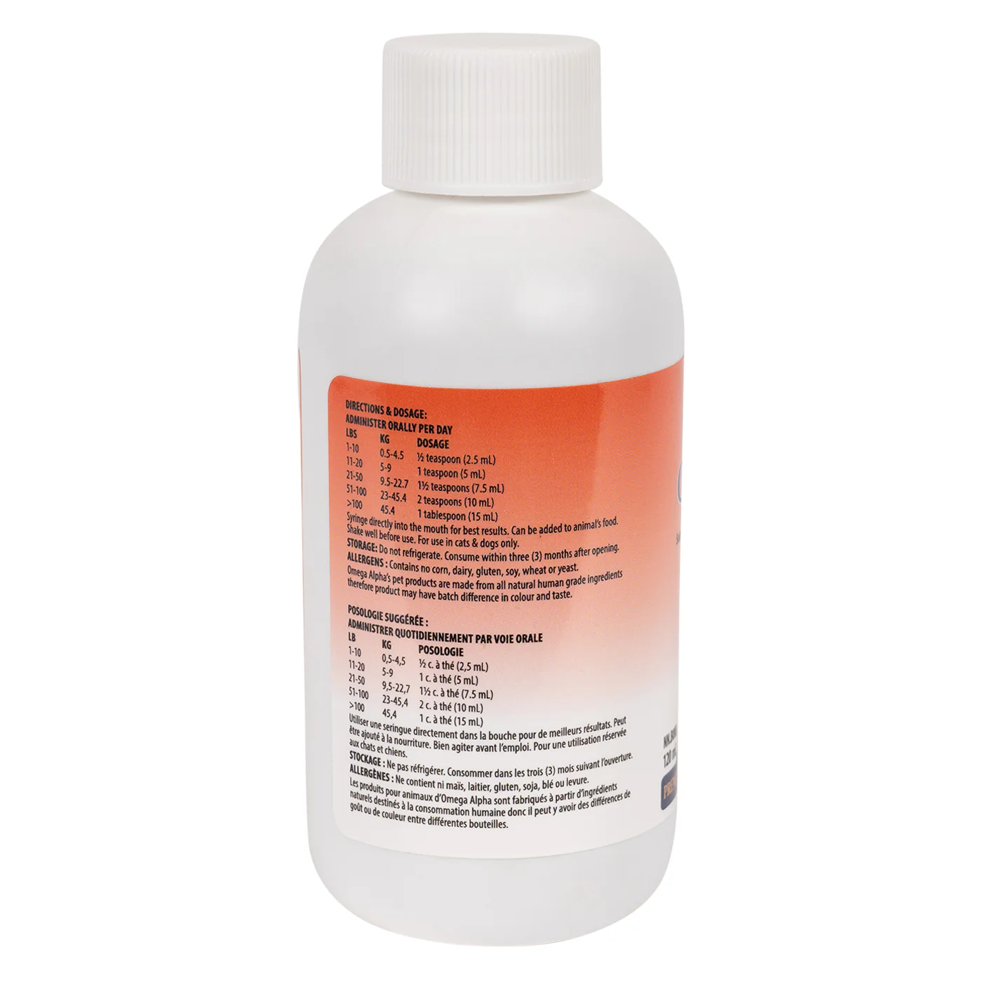 Omega Alpha GlucosaPet Pet Supplement 120 mL - Image 3