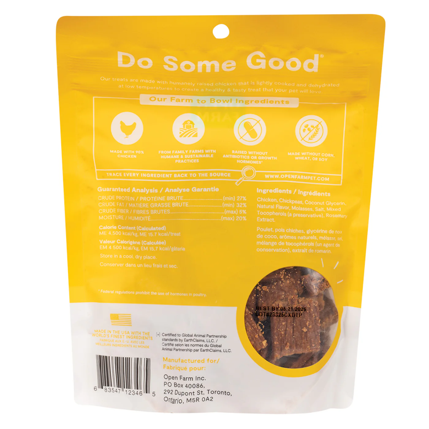 Open Farm Chicken Dog Treats 127 g - Image 2
