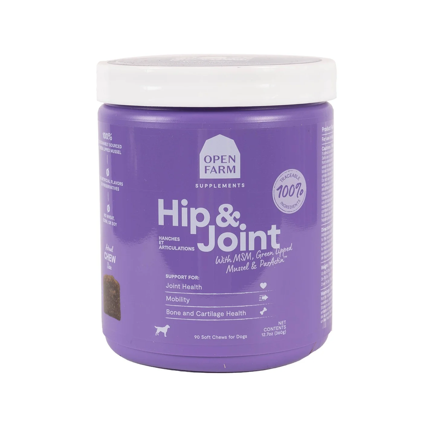 Open Farm Hip & Joint Chews Dog Supplement 90 Count