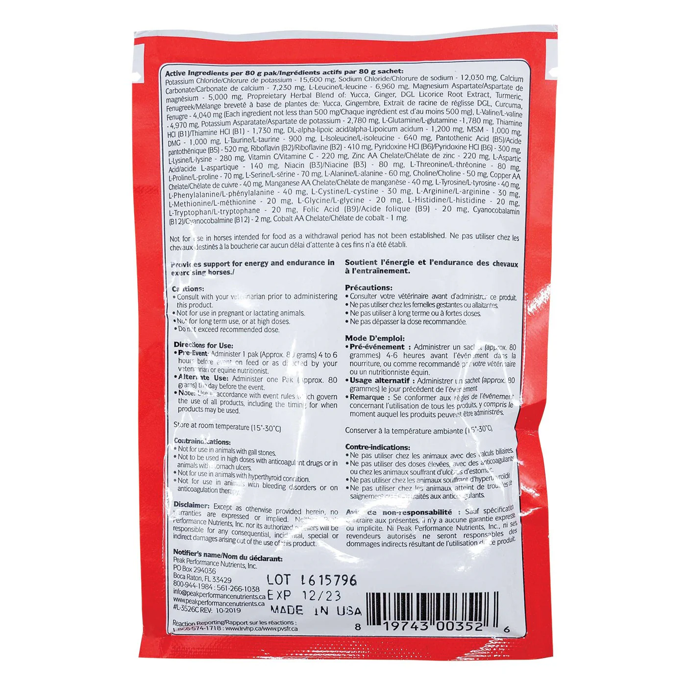 Peak Performance Blitz! Pak 80 g - Image 2