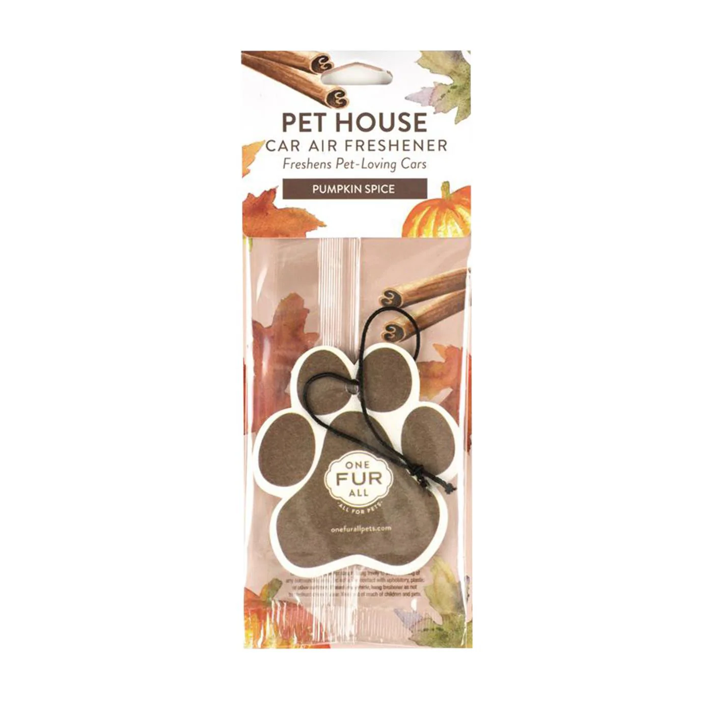 Pet House Car Air Freshener Pumpkin