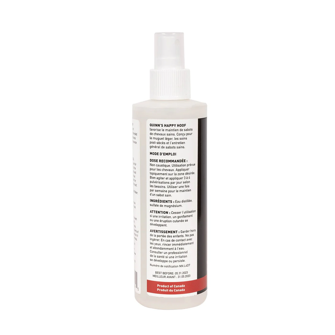 Quinn's Happy Hoof Spray 236 mL - Image 2