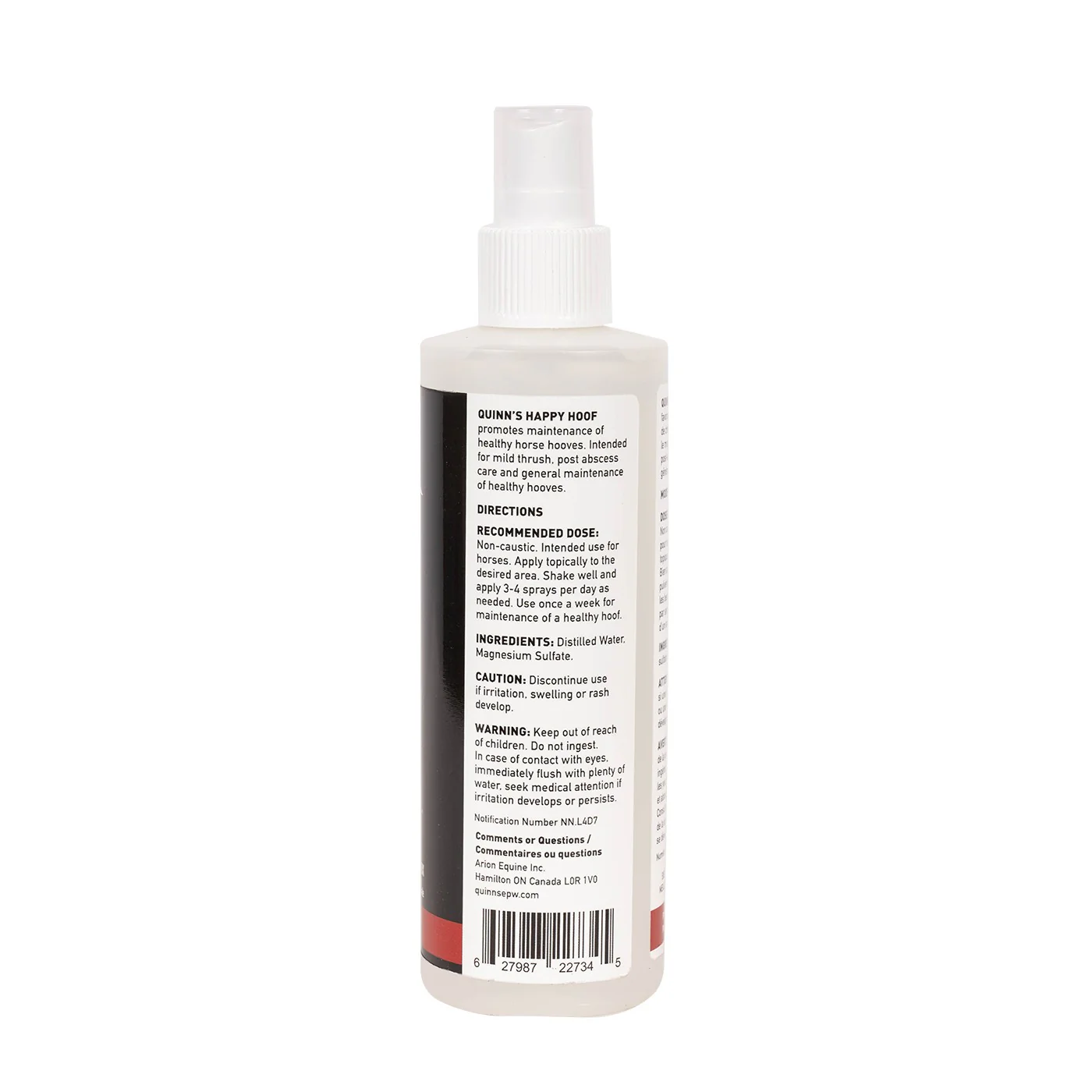 Quinn's Happy Hoof Spray 236 mL - Image 3