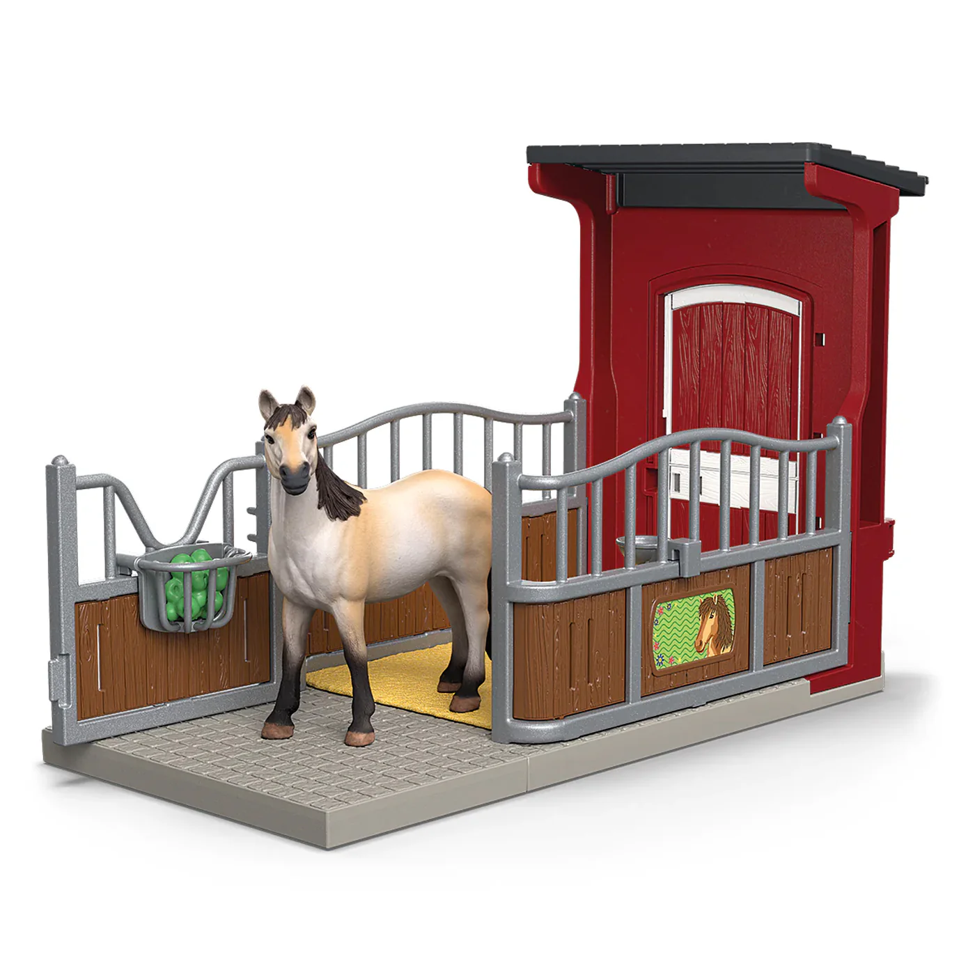 Schleich Farm World Pony Box W/ Mustang Mare